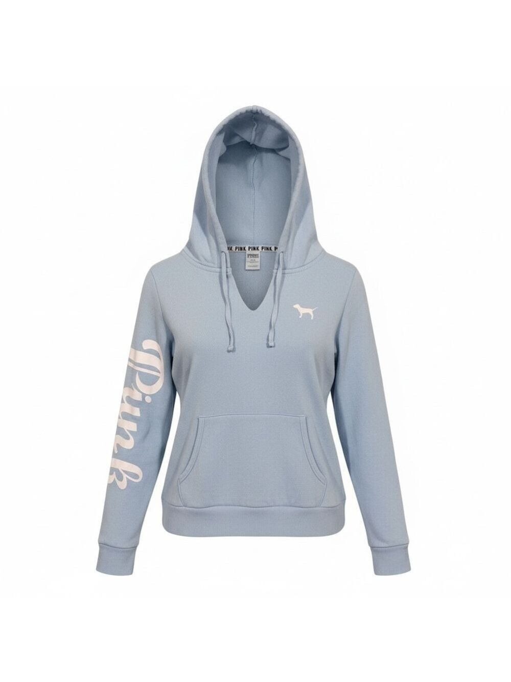 Victoria's Secret Pink Hoodie Light Blue Medium